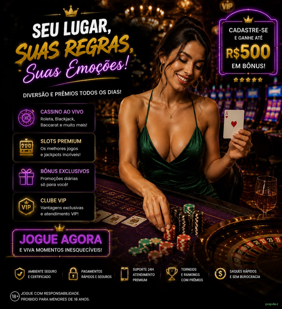 Equipe de suporte ao cliente da popdez